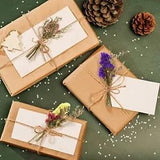30 Pcs Mini Don't Forget Me Flower Bouquets Purple Natural Dried Flowers