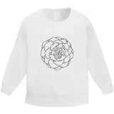 'Peony Flower' Kid's Sweatshirt / Sweater / Jumper (KW013841)