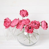 1 Hot pink wedding peony bouquet fuchsia peonies bouquet hot pink handmade peonies hot pink wedding flowers