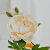 Clay white peony, Cold porcelain peony bouquet, Real touch flowers, Artificial flower arrangement, realistic centerpiece, Realistic peonies