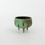 Plant pot, Orchid pot, Three legged pot, Handcrafted ceramic