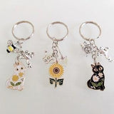 Gardener's keychain collection. Choice of 5 styles of keychain for the perfect gardener's gift. 1 keyring supplied.