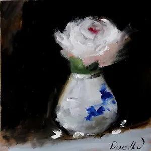 EXOTIC ABSTRACT Flowers PINK PEONIES   Still Life Oil painting  UKRAINE