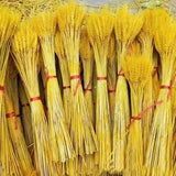 100pcs Fake Flowers Natural Dried Wheat Grass Artificial Plants Wedding...