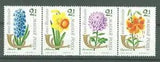 MTC1122 Hungary 1963 MNH 4v Flowers Hyacinth Chrysanthemum Lily