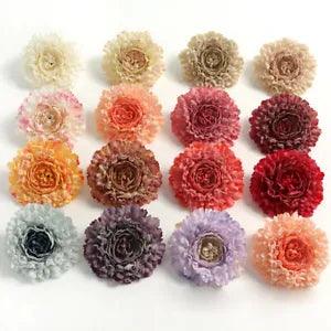 10X Rose Peony Silk Flower Heads Party Shower Wedding Bouquet Garland Home Decor