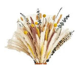 125Pcs Dried Plants Branches,Vase Filler with  Pampas Floral Arrangements,for B