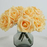 Real Touch Rose Bouquet, Artificial Flower Craft, Home Floral Decor, Realistic Bloom for Bridal, Wedding Party Arrangement Centerpiece, Gift