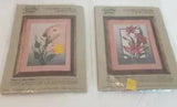 Lot 2 Something Special Cross Stitch Kit Deco Lilies  Colored Counted 5"??7"