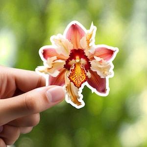 Orchid Sticker, Journal Sticker, Laptop Sticker, Bullet Journal Sticker, Scrapbook Sticker