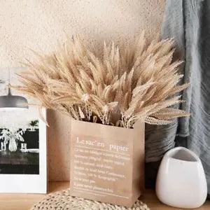 Artificial Dried Flower Bunny Tail Grass Boho Pampas Bouquet Home Decor Floral