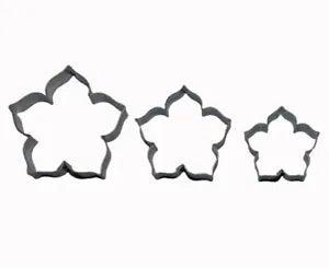 Cutter Blossom Lily Set 3-teilig Smolik Cookies Biscuits Baking Flower Natural