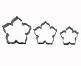 Cutter Blossom Lily Set 3-teilig Smolik Cookies Biscuits Baking Flower Natural
