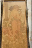 Alphonse Mucha, original lithograph, Carnation
