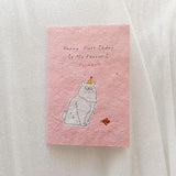 Cat Birthday Card on Plantable Seed Paper w Personal Message -  Happy Birthday, Wild Flower Seed Card, Eco-Friendly Cards, HBD, Pur-thday
