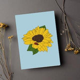 Sunflower and ladybug ?C perfect thank you card, congratulations card, or more