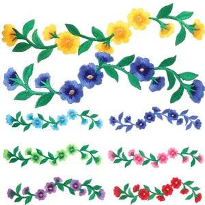 8 Pcs Hat Patches Flower Iron Embroidered Sewing Clothes Clothing Peony