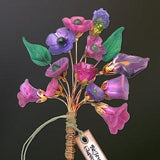 Roses and Wildflowers Lampwork Bouquet