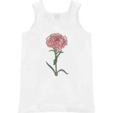 'Carnation Flower' Adult Vest / Tank Top (AV038507)