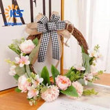 Artificial Flowers, 2PCS Pink Artificial Peonies Bulk Fake Peony for