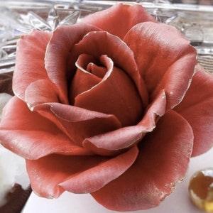 3D Large scarlet Rose Silicone Mold 3D flower silicone mold soap silicone mold resin silicone mold  soap flower bouquet
