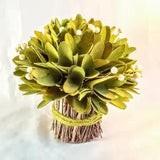 Handcrafted Round Floral Arrangement Encircled with Twigs