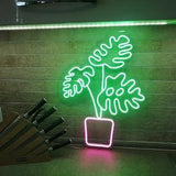 Monstera Leaf LED Neon Sign