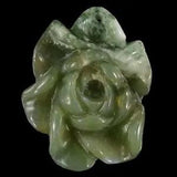 BH11324# Hand Carved Unique Peony Flower Multi-color Agate Pendant Bead Gemstone