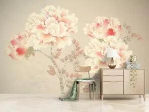 3D Pink Peony Flower 24344NA Wallpaper Wall Murals Removable Wallpaper Fay