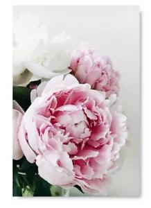 Peonies Poster Girls Room Decor Peony Flower Art Pink Peony Unframed Decor