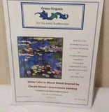 NEW - Orenco Originals WATER LILIES in BLOOM Counted Cross Stitch Pattern/Chart