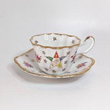 Vintage Royal Stuart Spencer Stevenson Eastern Star Rose Bouquet Teacup and Saucer Set
