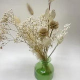 Natural Dried Pampas Grass Bouquet,Boho Home Decor Bouquet, White Beige Neutral
