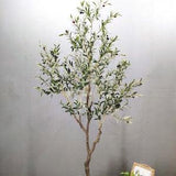 Large Artificial Olive Tree,artificial tree,silk tree,Artificial Silk Plant,artificial tree Green 84" ?¡§7 foot??