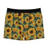Men's Underwear with Sunflower Pattern, Green Thumb Comfort for the Garden Lover