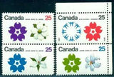 1970 Expo ??70,Osaka, Japan,cornelwood blossom,lily,trillium flower,Mi.451 ,MNH