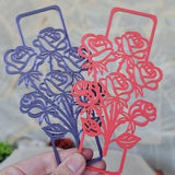 Bouquet - Rose 3D Printed Bookmark