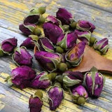Rose Buds purple color Whole dried flower , full buds,  70 gm