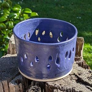 Purple orchid pot, mothers day gift, housewarming gifts, birthday present, gifts for her, plant lover