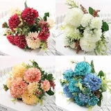 1 Pc Peony Artificial Flowers Luxurious Bouquet Wedding Decoration Home Table De