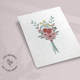 Sowing card | Plantable seed card | Greeting card with seeds