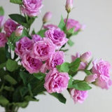 27.5" Fake Real Touch Lisianthus Eustoma Blossom Branch-Light Purple, DIY Floral | Wedding/Home Decoration/Bouquets/Centerpieces | Gifts
