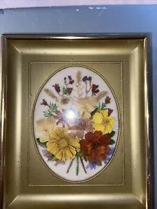 G FRANCIS EPPLER DRIED FLOWER PICTURE