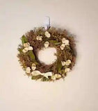 Dried Baby Breath Floral/Flower Wreath 10" Inches Wall Boho Decor/Decoration NEW