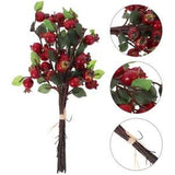 Berry Branch Bluebonnet Flowers Artificial Decor for Bedroom Dried