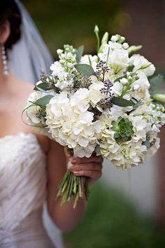 Hydrangea & Stock Bridal Bouquet Flower Delivery