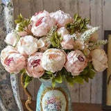 European Artificial Peony Flowers Home Decorations  Bouquet Wreath Wedding Party