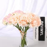 Artificial peony silk flower wedding bride bouquet for DIY home living room...