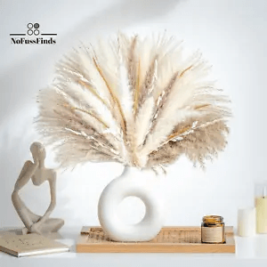 Natural Dried Pampas Grass Boho Home Decor Bouquet Phragmites Dried Flowers Bouq
