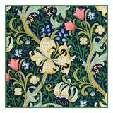 Arts & Crafts William Morris Golden Lily Navy Counted Cross Stitch Chart Pattern